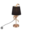 LOLA złoto czarna Lampka stołowa Żuraw E14 RL R50251079 4017807459340 noxbox lampynox www.lampynox.pl