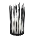 Latarenka bateryjna NYBORG M  Led czarna wys. 22cm IP44 2xAA metal Polux  313256 5901508313256 noxbox lampynox www.lampynox.pl 2.jpg