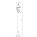 Lampa zewnętrzna wys. 1,2m. TIRENO Czarna LUCIDE 118350130  5411212110930 lampynox noxbox www.lampynox.pl 4.jpg
