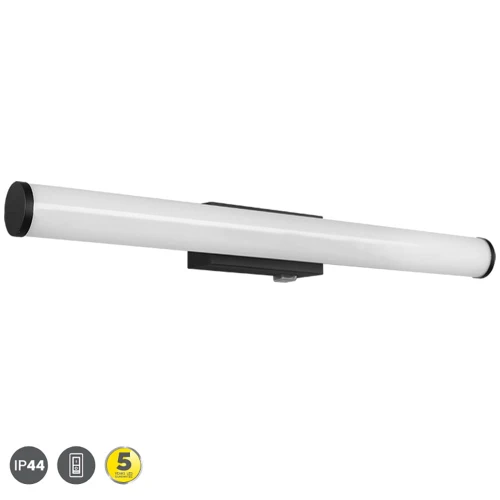 Kinkiet łazienkowy nad lustro MATTIMO Czarny mat LED 6,5W szer.60cm. 3000K IP44 Trio 283270232 | 4017807508123 noxbox lampynox www.lampynox.pl