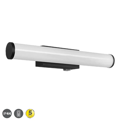 Kinkiet łazienkowy nad lustro MATTIMO Czarny mat LED 4,3W szer.40cm. 3000K IP44 Trio 283270132 | 4017807508116 noxbox lampynox www.lampynox.pl