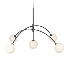 HEAVEN czarny | biały 5xG9 Lampa wisząca Markslojd 107560