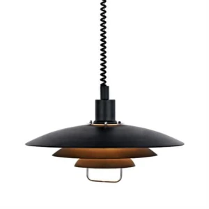 KIRKENES czarny E27 Lampa wisząca Markslojd 104540