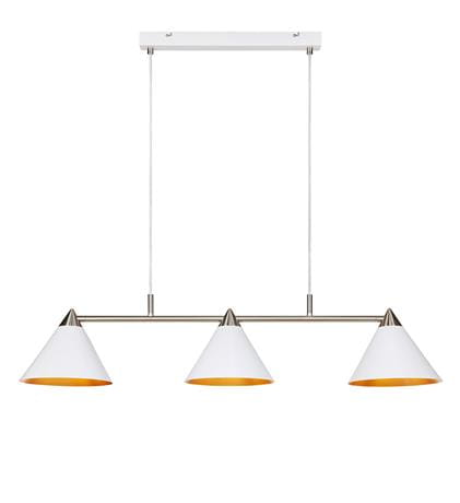 Lampa wisząca KLINT biały | stal 3xE14 Markslojd 108075 | 7330024598645 noxbox lampynox www.lampynox.pl