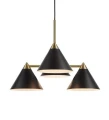 Lampa wisząca KLINT czarny | antyczny 4xE14 Markslojd 108076 | 7330024598652 noxbox lampynox www.lampynox.pl