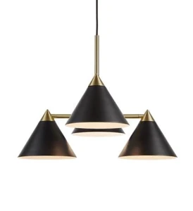 KLINT czarny | antyczny 4xE14 Lampa wisząca Markslojd 108076