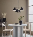 Lampa wisząca KLINT czarny | antyczny 4xE14 Markslojd 108076 | 7330024598652 noxbox lampynox www.lampynox.pl