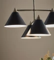 Lampa wisząca KLINT czarny | antyczny 4xE14 Markslojd 108076 | 7330024598652 noxbox lampynox www.lampynox.pl