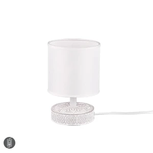 MARIE Biała ceramiczna E14 Lampka stołowa 