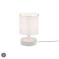 MARIE Biała ceramiczna E14 Lampka stołowa   RL R50980101 4017807456707 noxbox lampynox www.lampynox.pl
