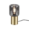 Lampka stołowa NICO Mosiądz mat | Przydymione szkło RL R50591008 4017807463798 noxbox lampynox www.lampynox.pl