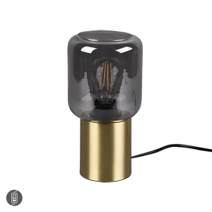 NICO Mosiądz mat Lampka stołowa 