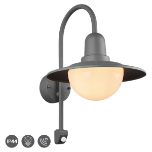 NORMAN Antracyt E27 Czujnik ruchu Kinkiet zewnętrzny Trio 207269142