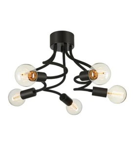 MEDUSA czarny 5xE27 Lampa sufitowa Markslojd 107931