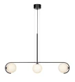 Lampa wisząca PARK czarny | biały 3xG9 Markslojd 107828 | 7330024586659 noxbox lampynox www.lampynox.pl