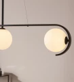 Lampa wisząca PARK czarny | biały 3xG9 Markslojd 107828 | 7330024586659 noxbox lampynox www.lampynox.pl