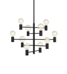 PARIS czarny 10xE27 Lampa wisząca Markslojd 107187