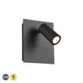 Regulowany kinkiet zewnętrzny TUNGA Antracyt LED 3W 420lm Trio 222960142 | 4017807491258 noxbox lampynox www.lampynox.pl