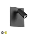Regulowany kinkiet zewnętrzny TUNGA Antracyt LED 3W 420lm Trio 222960142 | 4017807491258 noxbox lampynox www.lampynox.pl