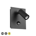 Regulowany kinkiet zewnętrzny TUNGA Antracyt LED 3W 420lm Czujnik ruchu Trio 222969142 | 4017807491272 noxbox lampynox www.lampynox.pl