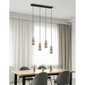 Lampa wisząca TOSH Czarny mat 4xE27  Trio 304300432 | 4017807467567 noxbox lampynox www.lampynox.pl