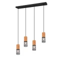 Lampa wisząca TOSH Czarny mat 4xE27  Trio 304300432 | 4017807467567 noxbox lampynox www.lampynox.pl
