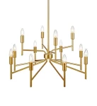 REGENT złoty 12xE14 Lampa wisząca Markslojd 108106