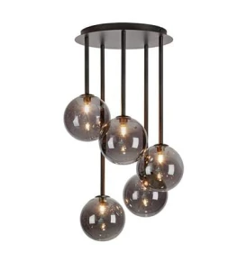 UNIVERSE czarny | przydymiony Ø 40cm 5xG9 Lampa wisząca Markslojd 108111
