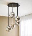 Lampa wisząca UNIVERSE czarny | przydymiony Ø 40cm 5xG9 Markslojd 108111 | 7330024599222 noxbox lampynox www.lampynox.pl