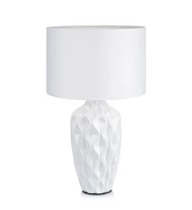 ANGELA biały Ø 26cm E27 Lampka stołowa Markslojd 106890