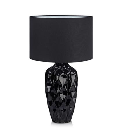 Lampka stołowa ANGELA czarny Ø 26cm E27 Markslojd 106891 | 7330024567610 noxbox lampynox www.lampynox.pl