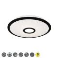 Plafon OKINAWA Czarny mat LED 18W sterowany pilotem śr.42 cm Efekt gwiaździsty 3000-5500K Trio 679114232 | 4017807471045 noxbox lampynox www.lampynox.pl