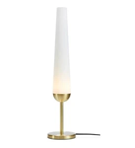 BERN mosiądz | biały Ø 14cm G9 Lampka stołowa Markslojd 107904