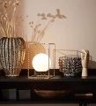 Lampka stołowa EVE złoty | biały E14 Markslojd 107817 | 7330024586543 noxbox lampynox www.lampynox.pl