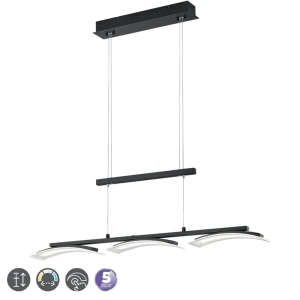 IKARIA Czarny mat LED 3x5W 2700+4000+6000K ściemnialna Lampa wisząca RL R32730332