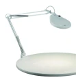 Lampa stołowa z powiększającym szkłem FAGERNES biały 22W 2700K T5 Markslojd 100852 | 7394472706618 noxbox lampynox www.lampynox.pl