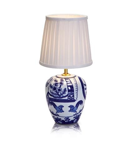 Lampka stołowa GÖTEBORG niebieski | biały Ø 17cm E14 Markslojd 104999 | 7330024533660 noxbox lampynox www.lampynox.pl