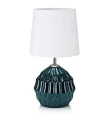 Lampka stołowa LORA zielony | biały Ø 19cm E14 Markslojd 106882 | 7330024567528 noxbox lampynox www.lampynox.pl
