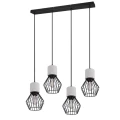 JAMIRO Czarny mat 4xE27 Lampa wisząca Trio 309200432 | 4017807473803  noxbox lampynox www.lampynox.pl