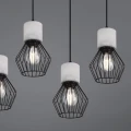 JAMIRO Czarny mat 4xE27 Lampa wisząca Trio 309200432 | 4017807473803  noxbox lampynox www.lampynox.pl