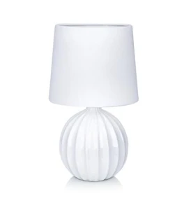 MELANIE biały Ø 16cm E14 Lampka stołowa Markslojd 106884