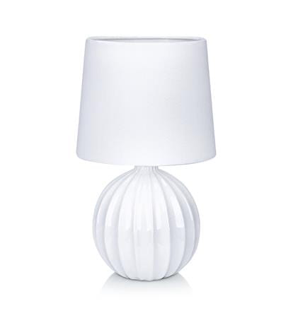 Lampka stołowa MELANIE biały Ø 16cm E14 Markslojd 106884 | 7330024567542 noxbox lampynox www.lampynox.pl