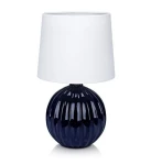 MELANIE niebieski | biały Ø 16cm E14 Lampka stołowa Markslojd 106886