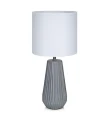 Lampka stołowa NICCI szary | biały Ø 19cm E14 Markslojd 106449 | 7330024559615 noxbox lampynox www.lampynox.pl