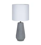 NICCI szary | biały Ø 19cm E14 Lampka stołowa Markslojd 106449