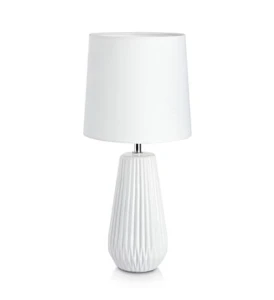 NICCI biały Ø 19cm E14 Lampka stołowa Markslojd 106623