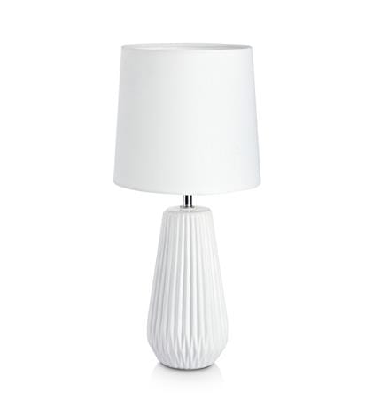 Lampka stołowa NICCI biały Ø 19cm E14 Markslojd 106623 | 7330024564770 noxbox lampynox www.lampynox.pl