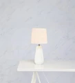 Lampka stołowa NICCI biały Ø 19cm E14 Markslojd 106623 | 7330024564770 noxbox lampynox www.lampynox.pl