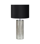 PROUD srebrny | czarny Ø 34cm E27 Lampka stołowa Markslojd 107490