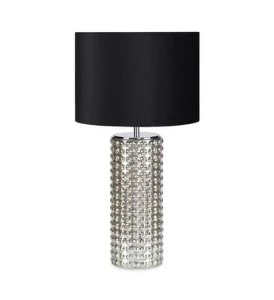 PROUD srebrny | czarny Ø 34cm E27 Lampka stołowa Markslojd 107490